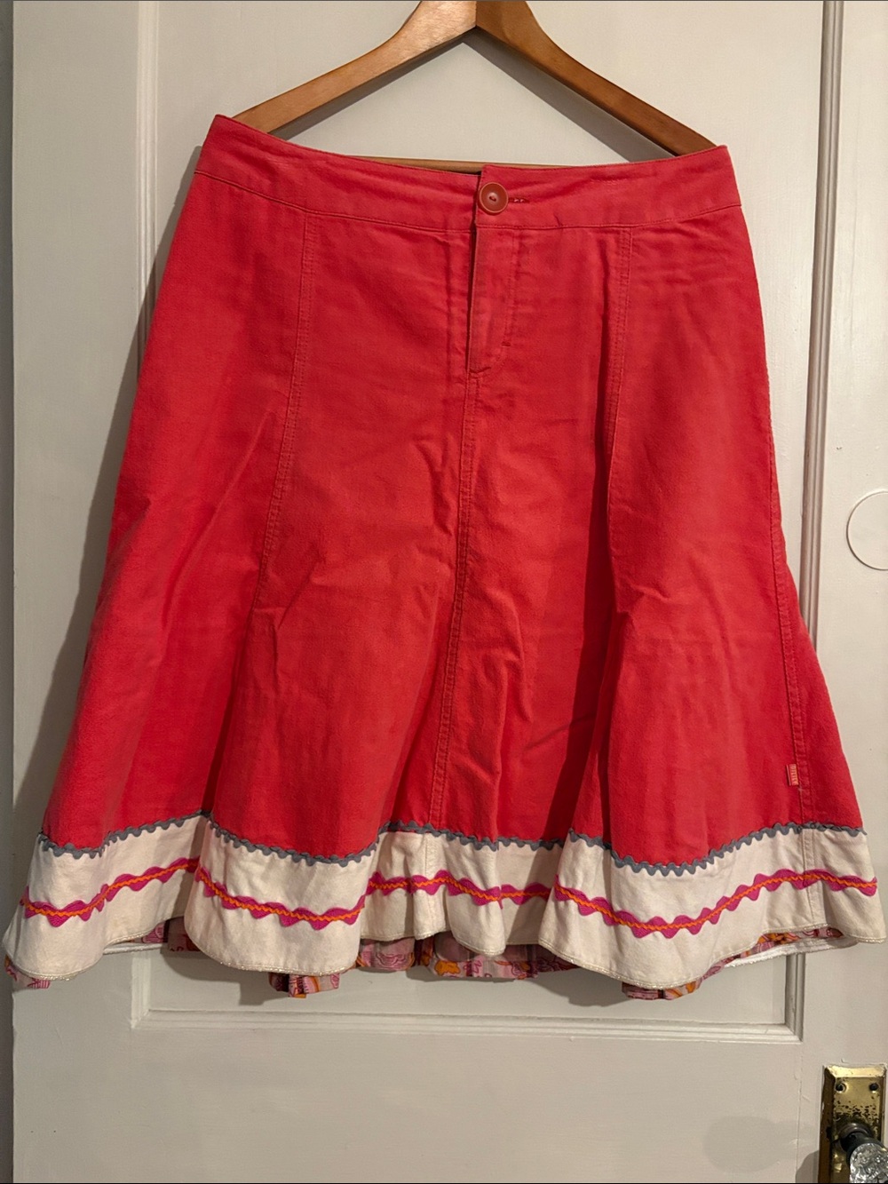 Oilily Skirt with Decorative Hem